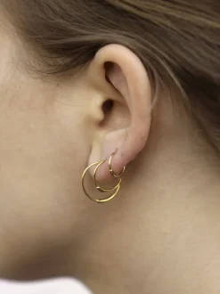 Basic Hoop-Maria Black Hot