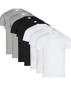 Basic o-neck tee S/S 7 pack-Lindbergh Outlet