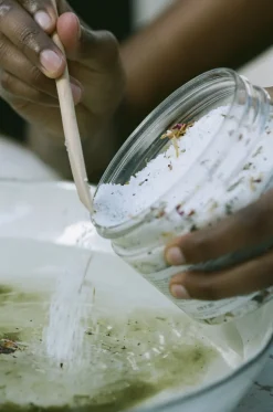 L:a Bruket Kropspleje>Bath Salt Mint 450 ml.