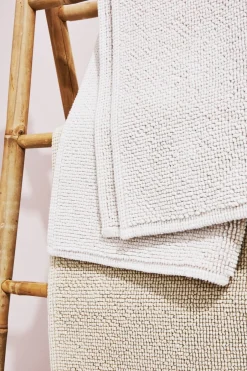 Bathmat stonewashed 60x90 white sand GOTS-Magasin du Nord Collection New