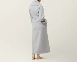 Bathrobe, Mount Everest, light grey-Karmameju Skincare Outlet