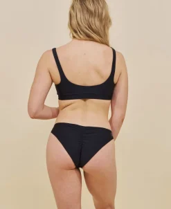 Batur rynket bikini underdel Dame Badetøj