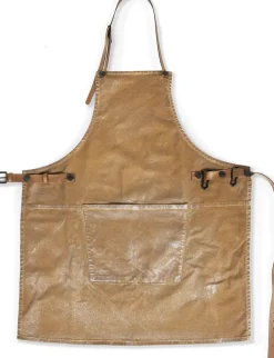 Clearance BBQ Style Apron Gold Wash Tekstiler Til Køkkenet