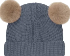 Discount Beanie Wool Knit Pompoms Børn Huer & Hatte