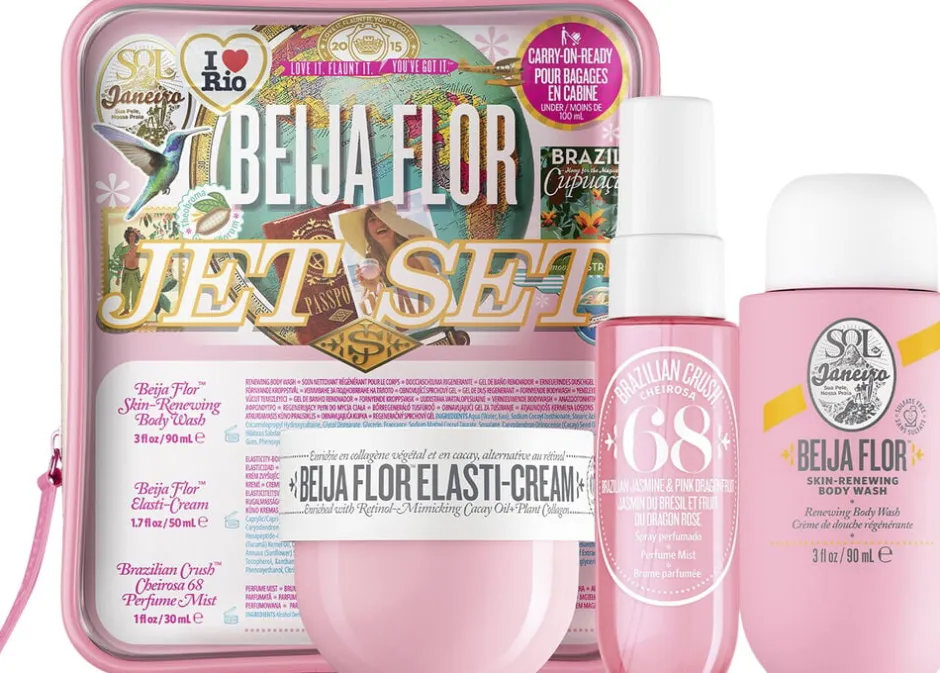 New BEIJA FLOR JET SET - Body care sæt Gaveæsker|Rejsestørrelser