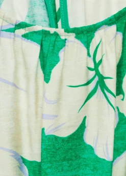 Sale Belt printed jumpsuit Dame Buksedragter