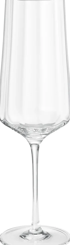 Georg Jensen Glas>BERNADOTTE champagneglas 27CL, 6 stk