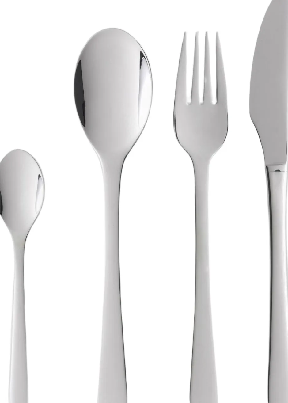 Bestiksæt Steel Line 16 dele Blankt stål-Gense Discount