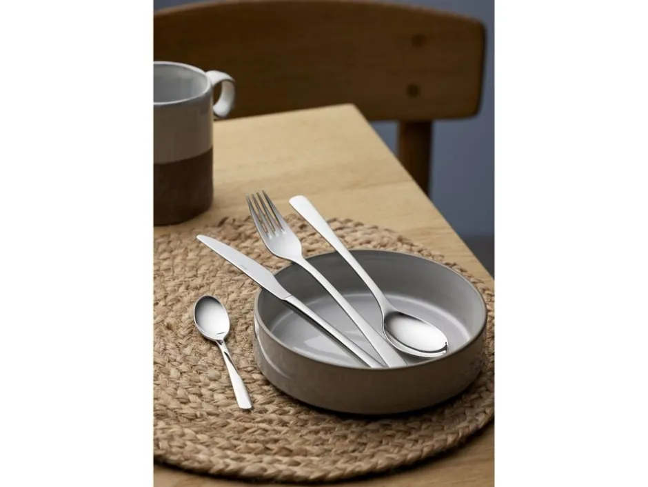 Bestiksæt Steel Line 16 dele Blankt stål-Gense Discount