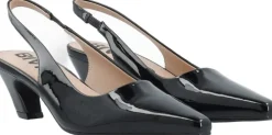 Best BIABALEY Slingback Faux Leather Dame Slingbacks|Højhælede Sko