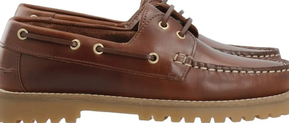 Dame Bianco Sæsonens Sko|Sejlersko>BIACAPRI Boat Shoe Pull Up Leather