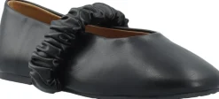 BIALUNA Scrunchie Ballet Flat Faux Leather Dame Mary Jane|Ballerinaer