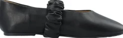 BIALUNA Scrunchie Ballet Flat Faux Leather Dame Mary Jane|Ballerinaer