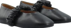 BIALUNA Scrunchie Ballet Flat Faux Leather Dame Mary Jane|Ballerinaer