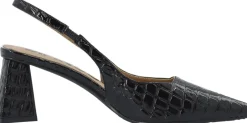 Sale BIAMARALYN Slingback Croco Patent Dame Højhælede Sko