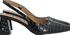 Sale BIAMARALYN Slingback Croco Patent Dame Højhælede Sko