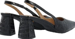 Sale BIAMARALYN Slingback Croco Patent Dame Højhælede Sko