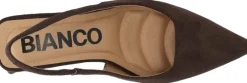 Outlet BIAMARALYN Slingback Faux Suede Dame Slingbacks|Højhælede Sko