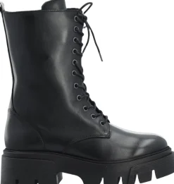 BIAMIA Lace Up Boot Smooth Leather Dame Støvler