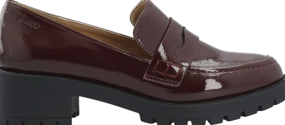Discount BIAPEARL Simple Penny Loafer Patent Aquarius Dame Loafers