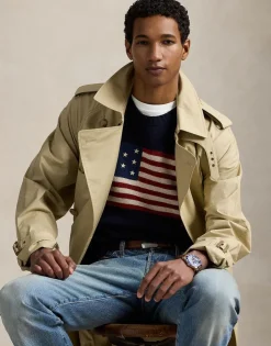 Big Fit Flag Sweater Vest-Polo Ralph Lauren New