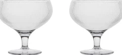 Sagaform Glas>Billi coupe glass, 2-stk