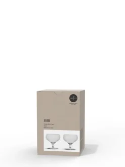 Sagaform Glas>Billi coupe glass, 2-stk
