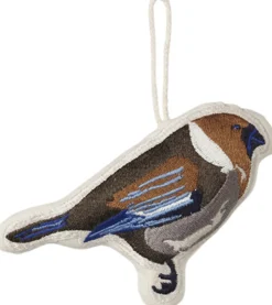 Broste Copenhagen Juletræspynt>Bird Broderet juletræspynt