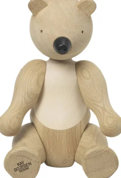 Kay Bojesen Figurer & Skulpturer>Bjørn stor eg/ahorn