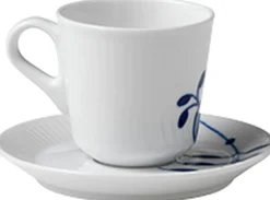 Sale Blå Mega Riflet 9 cl. espressokop Kopper & Krus