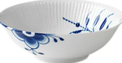Royal Copenhagen Skåle & Fade>Blå Mega Riflet 35 cl. portionsskål