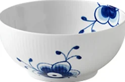 Royal Copenhagen Skåle & Fade>Blå Mega Riflet 73 cl. skål