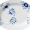Royal Copenhagen Skåle & Fade>Blå Mega Riflet 36,5 cm. fad
