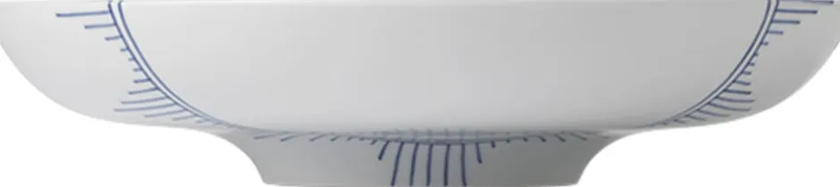 Blå Mega Riflet 34 cm Fad-Royal Copenhagen