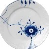 Discount Blå Mega Riflet 19 cm. tallerken Tallerkener