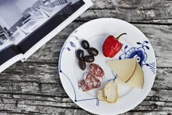 Discount Blå Mega Riflet 19 cm. tallerken Tallerkener