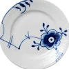 Royal Copenhagen Tallerkener>Blå Mega Riflet 17 cm. tallerken