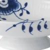Royal Copenhagen Skåle & Fade>Blå Mega Rriflet 17 cm. skål på fod