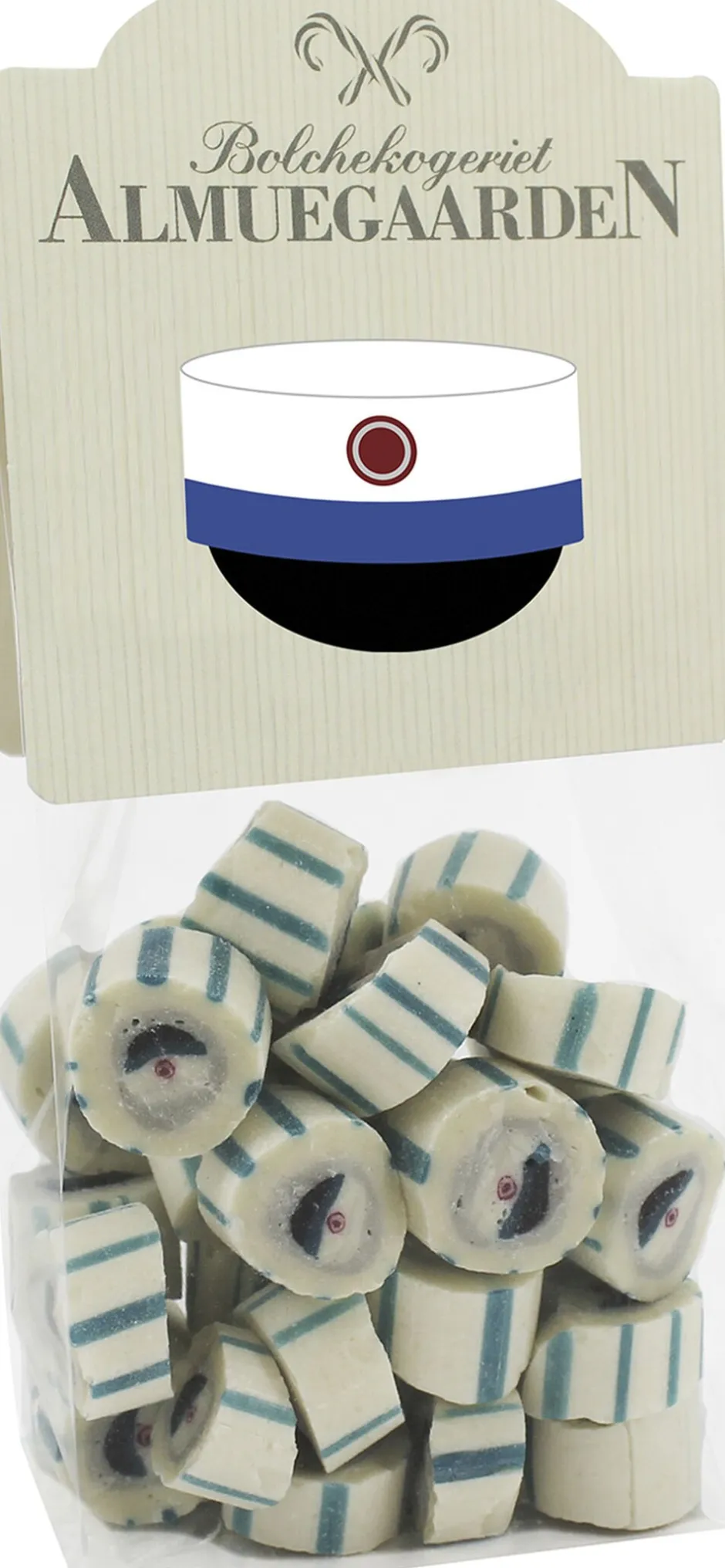 Blå Student bolcher med smag af brombær-Almuegaarden Best