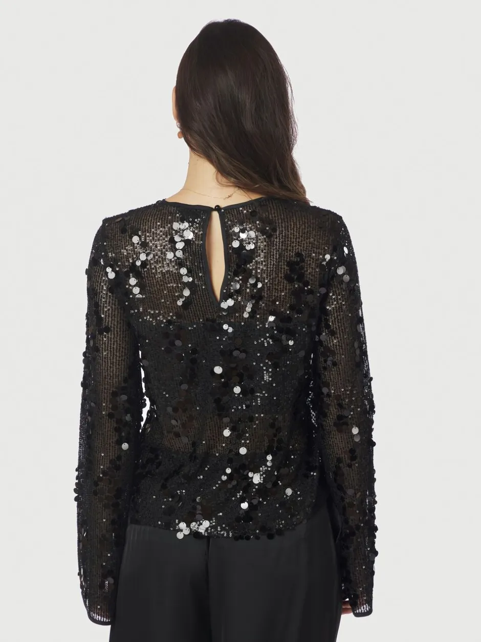 Dame Neo Noir Bluser & Skjorter>Blake Sequins Blouse