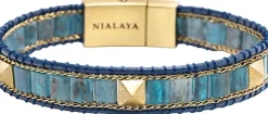 Apatite Stud Bracelet Smykker