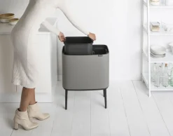 Bo Touch Bin 11 + 23 ltr.-Brabantia Clearance