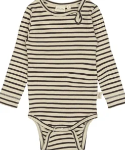 Outlet Body L/S Modal Striped Børn Bodies