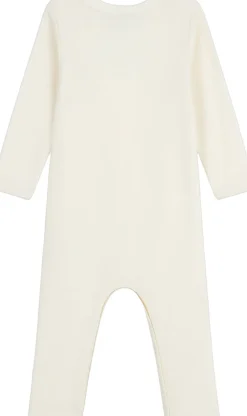 Børn Petit Bateau Heldragter>BODY MLJL ECRU 03M