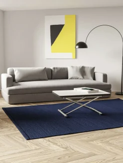 Bomuldstæppe, Blueberry-Rug Solid Sale