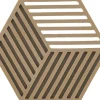 Bordskåner Hexagon Dark Camel-Zone