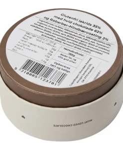 Clearance Box, Lakridsdragé m/ hvid chokolade, rabarber & hindbær ca. Overtrukne Mandler