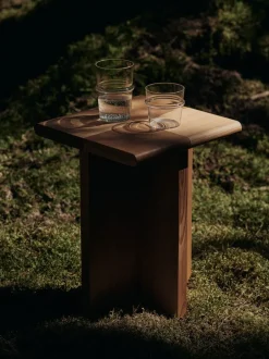 Ferm Living Glas>Boya Tall Glasses - Set of 2 - Clear with bubbles