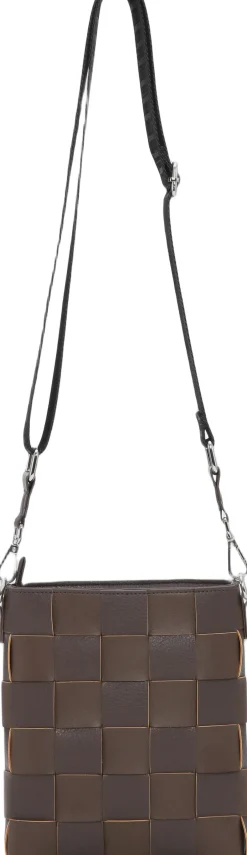 New Braided Squared Cross-Body Dame Crossbody Tasker