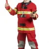Discount Brandmandsdragt str 120 Jakke og bukser Børn Rolleleg & Musik